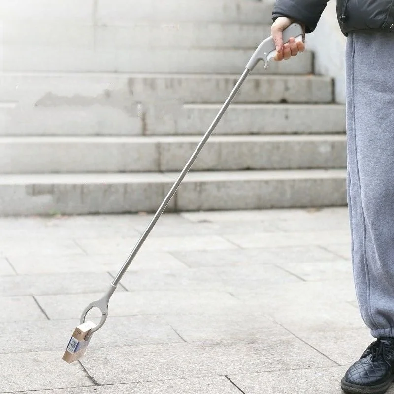 

Long Garbage Pier up Tool Classin Tra abber Handle Clamp Extended Lever Clip for Street Cleaning And Home Use