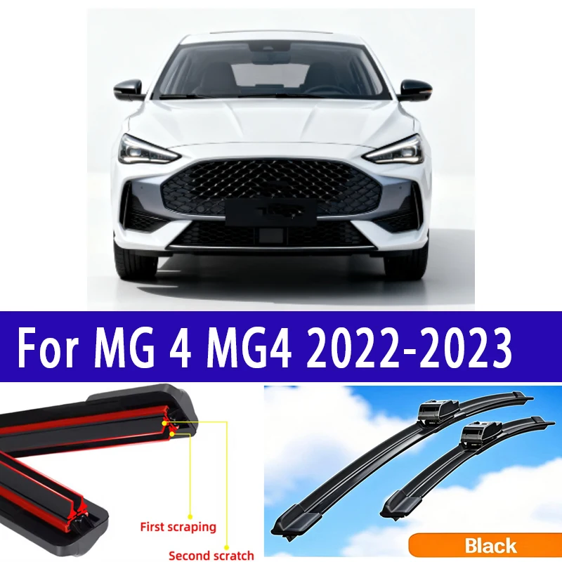 

2pcs Front Windshield Wiper Blades Windscreen Wipers For MG 4 MG4 2022-2023