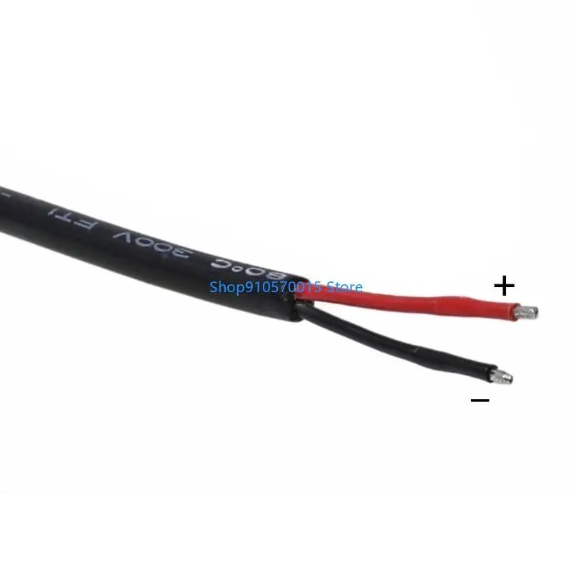 B95C Power Pigtail Cable DC5525 5.5x2.5mm Male Plug Open End Power Wire for Camera