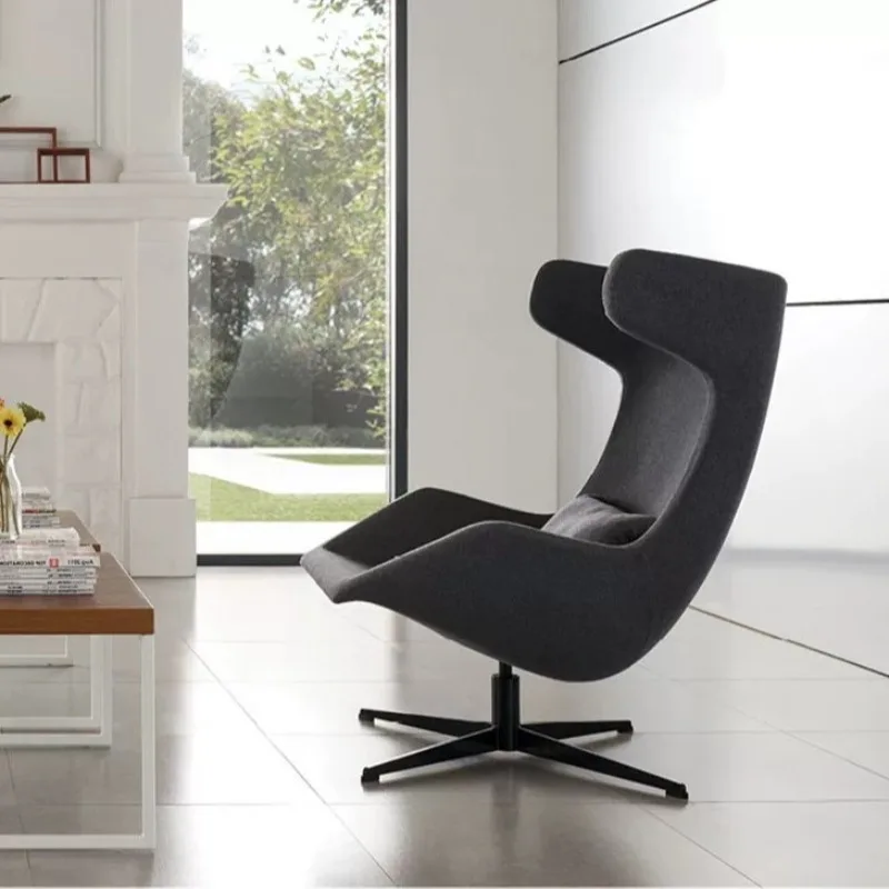 Moda, sedia singola casual, poltrona girevole e pigra