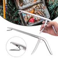 Multifunctional Long Handle Pliers Stainless Steel Hook Remover Clamp Clip Pincers  Fish Mudskipper Sundries Pick-up Hand Tool