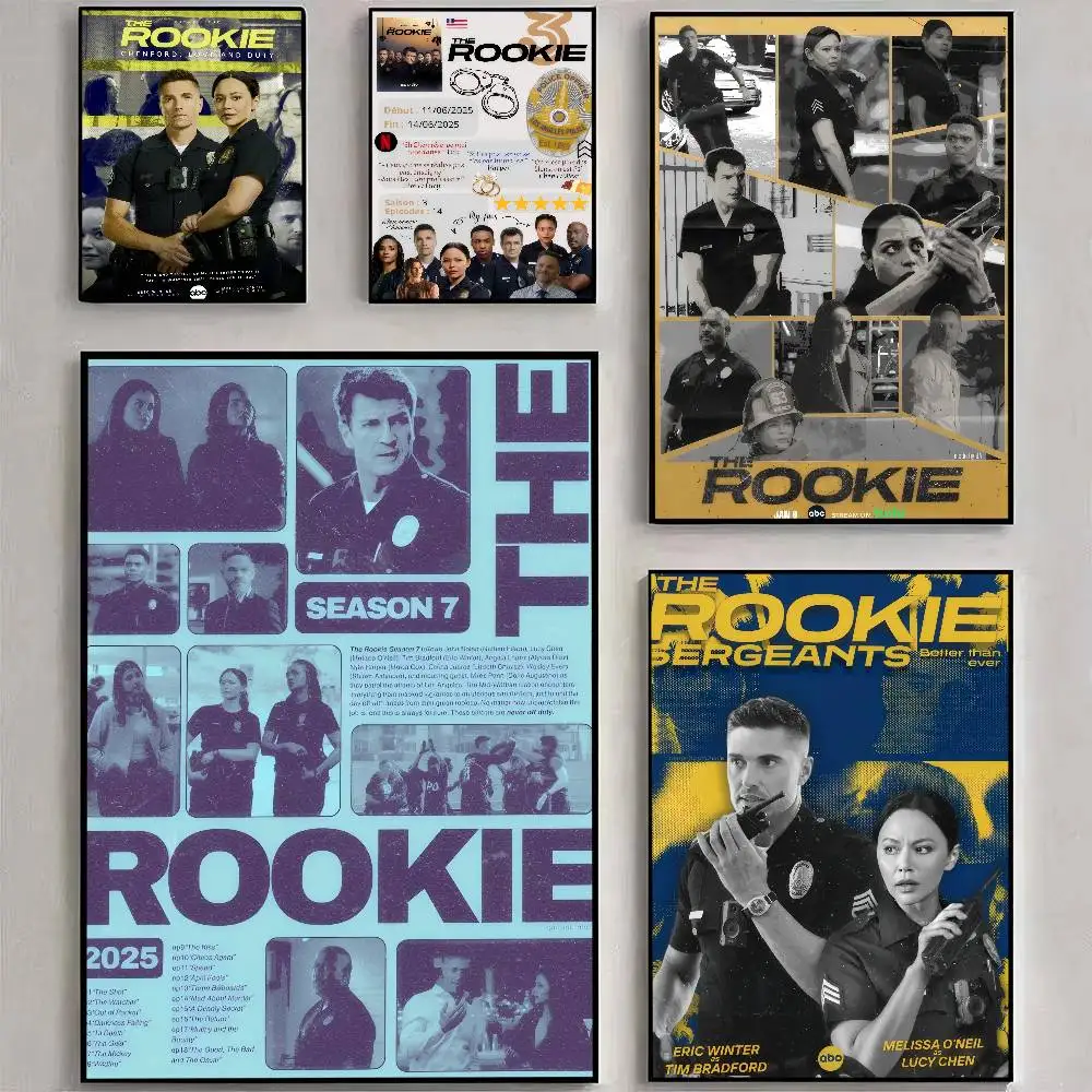 The Rookie TV-Show Zubehör Klassische Vintage-Poster Vintage-Raumdekoration Heim-Bar-Café-Dekor Nordische Wohnraumdekoration