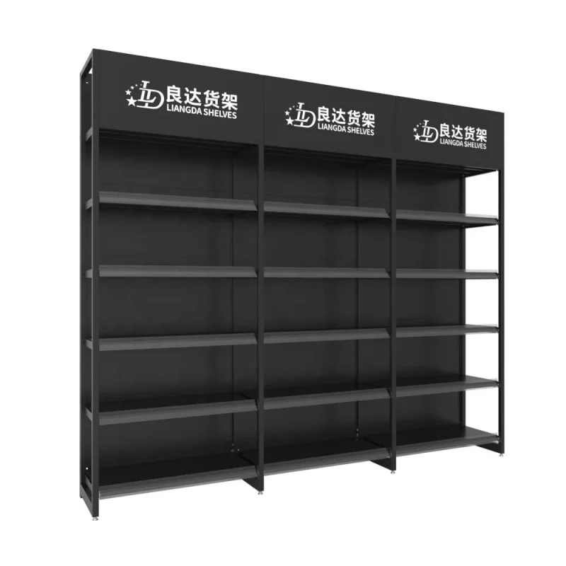custom.Heavy Duty Supermarket Grocery Metal Shelf Supermarket Display Shelves Retail Store Use