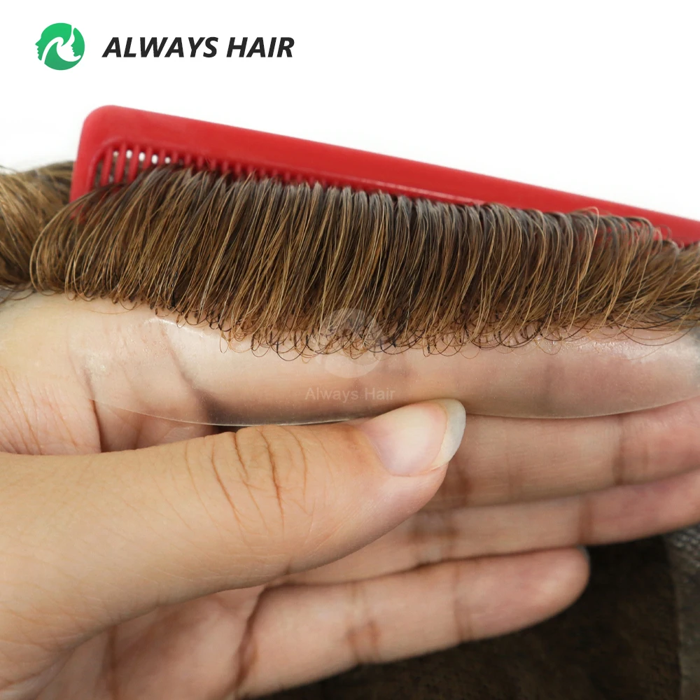 Alwayshair -16 "أستراليا قاعدة الشعر القبعات العالية للمرأة 7x9 الدانتيل و بو البرازيلي الشعر البشري القبعات العالية خصلات الشعر للسيدات