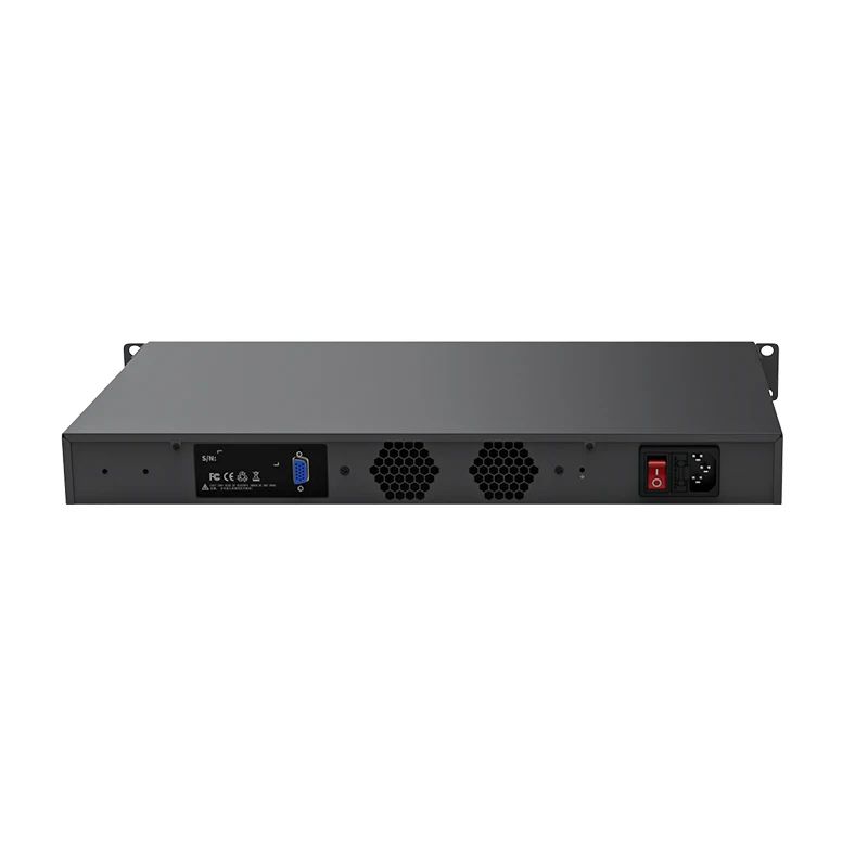 1U Rackmount جهاز جدار الحماية 13th إنتل كور I9 13900K I7 13700 I5 13400 I3 13100 6 LAN 2/4 10G SFP pfSense OPNsense Mikroti