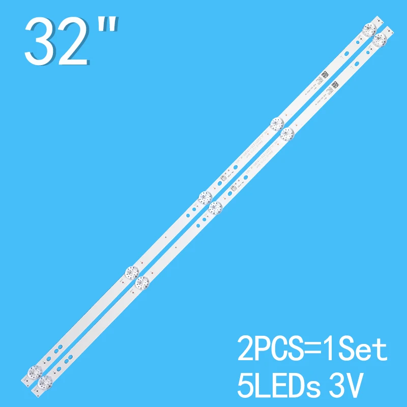 564 mm LED-achtergrondverlichtingsstrip 5 lampen voor 32 "TV 32E1A 32X3 JL.D 32051330 -140BS-M_V01 Ptv3215iled 32E381S 32K5