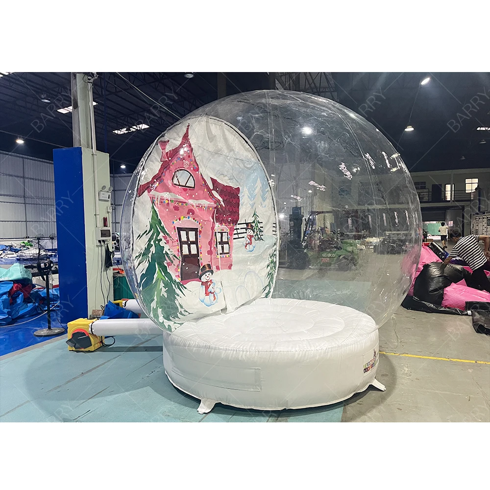 

Events Party Clear Inflatable Crystal Igloo Dome Bubble Tent Inflatable Snow Globe for Christmas Decoration