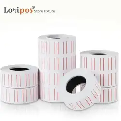 10 Rolls Colored Self-Adhesive Price Stickers / Price Label Paper for MX-5500 Price Tag Gun, Labeller Counter Accessories