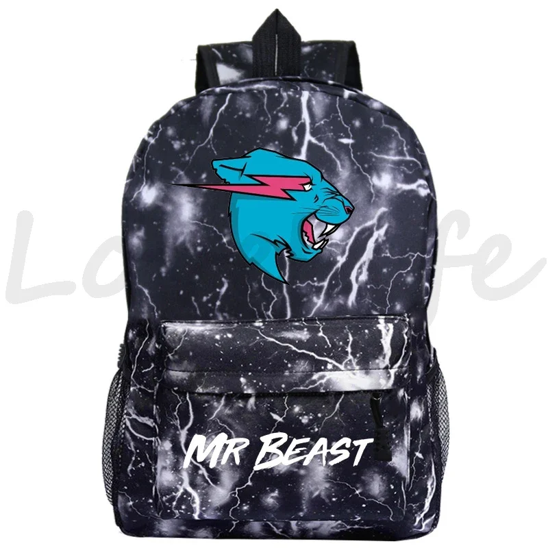 Mr Beest Bliksem Kat Rugzak Jongens Meisjes Studen Schooltas Kinderen Rugzak Mr Beest Tas Laptop Knapzak Kids Schooltas