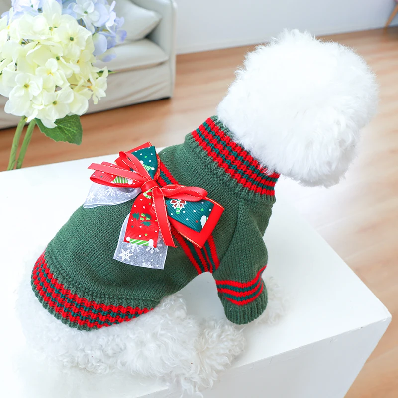 PETCIRCLE Dog Clothes Merry Christmas Sweater For Small Medium Dog Puppy Cat All Seasons Pet Cloth Costume Supplies Jacket Coat