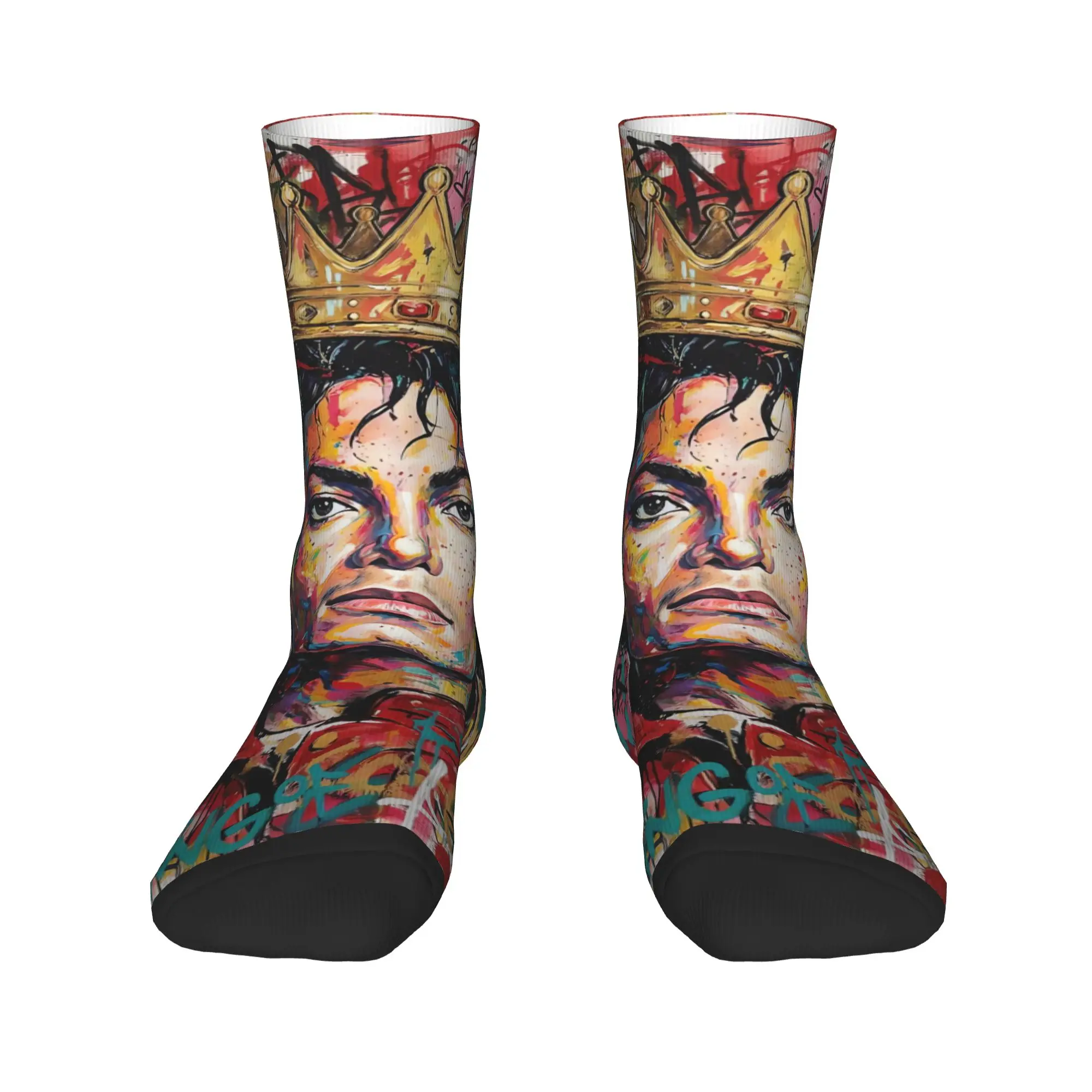 Michael Jacksons Musical Movie 2026 Socks  Kawaii Stockings Autumn Non Skid Men Socks Comfortable Pattern Climbing Socks