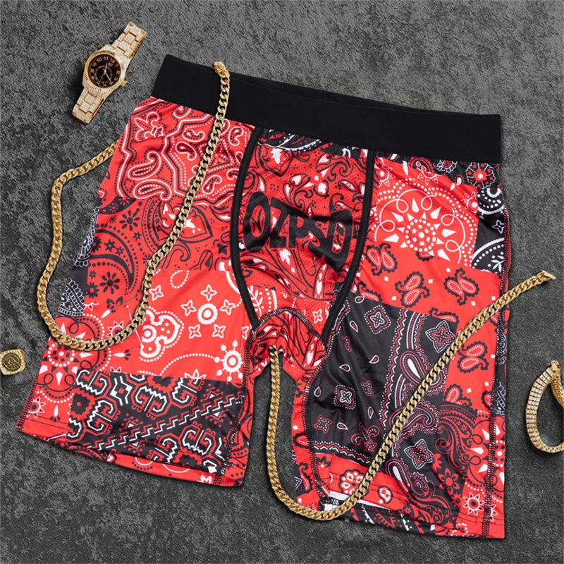 

5 шт., сексуальное мужское нижнее белье, мужские трусы-боксеры, нижнее белье, мужские трусы-боксеры, плавки размера плюс XL-5XL, модные мужские боксеры с принтом