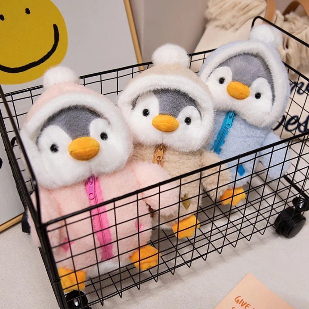 

Hot-selling Antarctic Cartoon Costume Penguin Plush Toys in Three Colors, Warm-weather Costume Penguin Doll, Birthday Gift