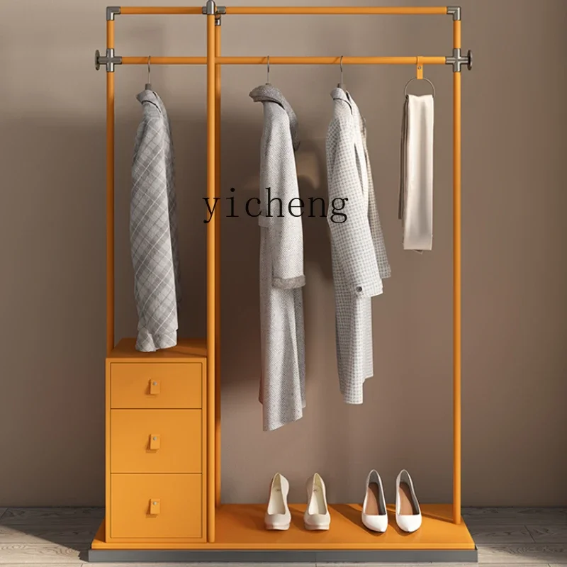 Minimalist Coat Rack Bedside Floor Home Bedroom Shoe Rack Integrated Clothes Rack
