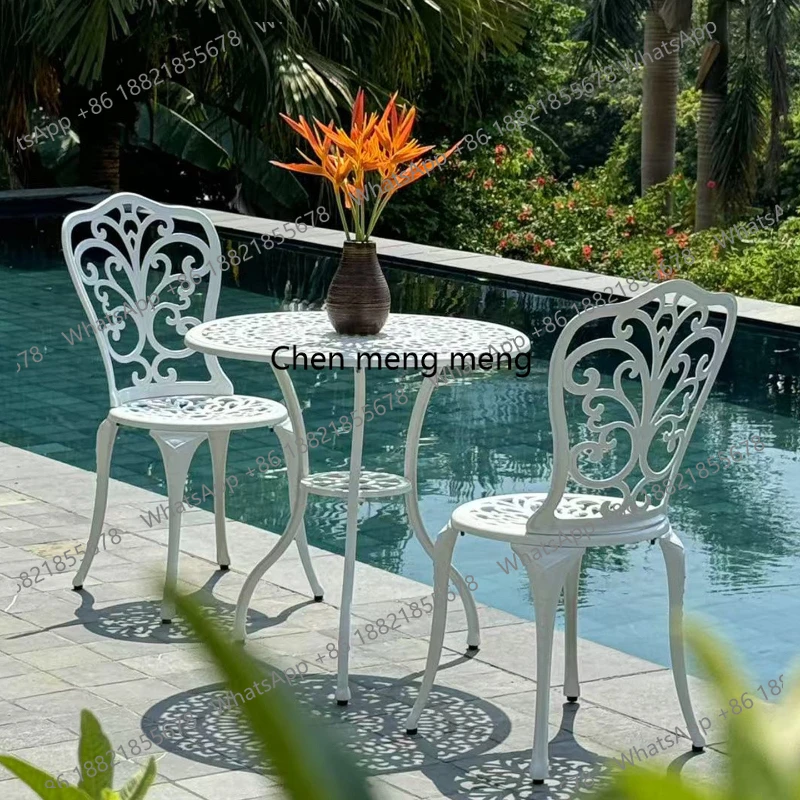 

Courtyard Design Garden Set Balcony Minimalist Homestay Retro Garden Set Leisure Outdoor Furniture Set Giardino