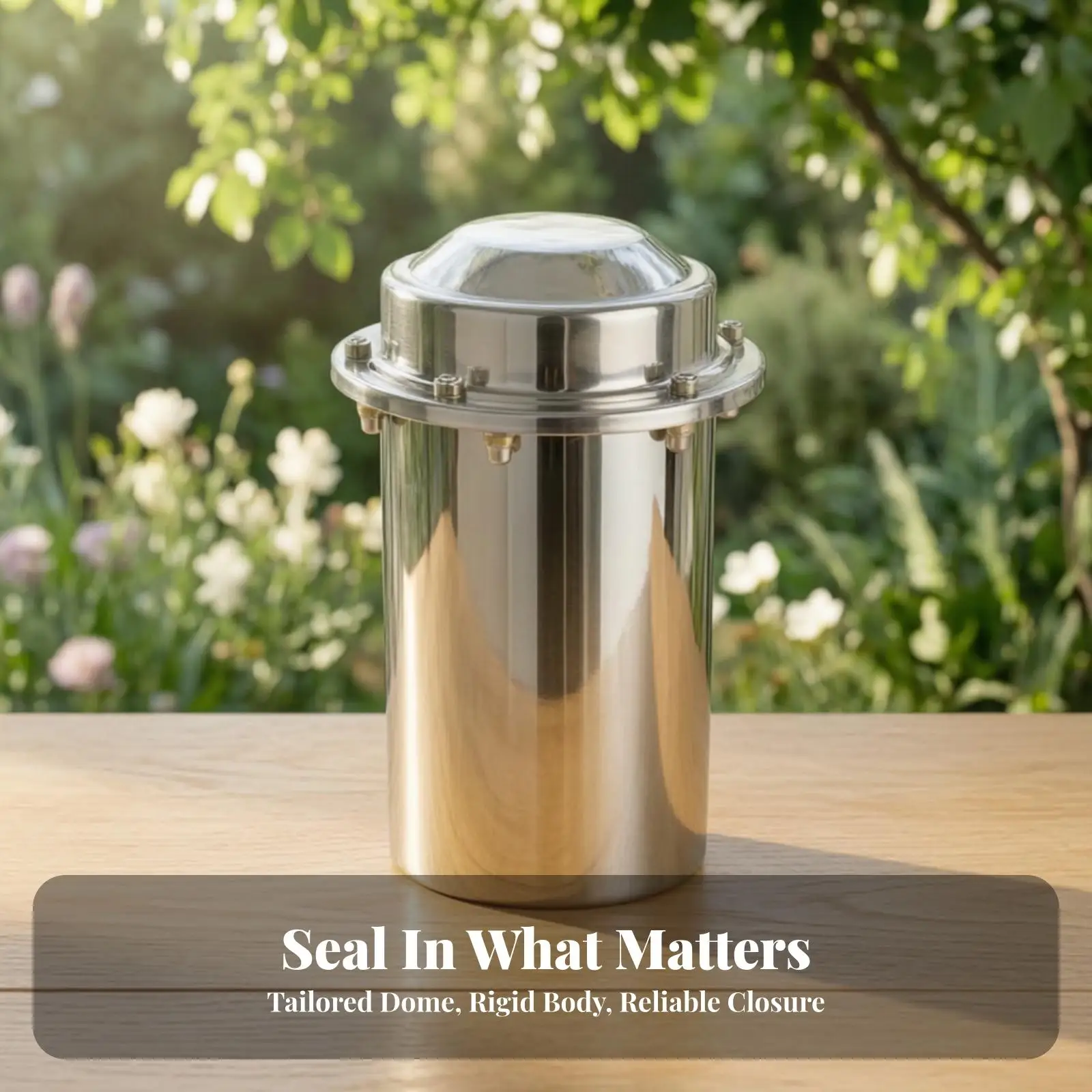 Storage Canister Stainless Steel Storage Capsule Memory Capsule Corrosion-Resistant for Home Organization - view 2