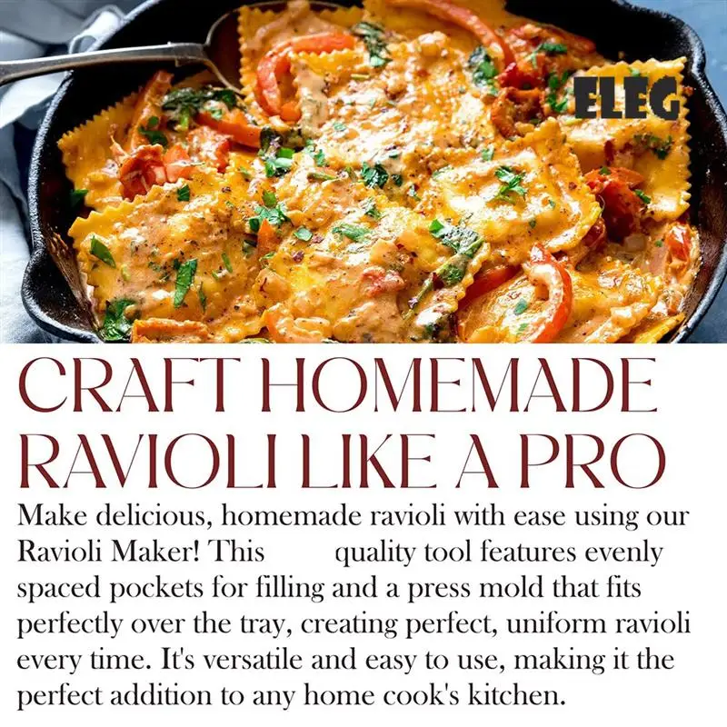 ELEG-máquina para hacer raviolis, molde de prensa, potsticker, máquina para hacer dumplings de carne, Kit para hacer Pasta con sello de ravioli, herramientas para hacer Pasta