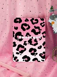 Pink Leopard iPad Case Compatible With iPad iPad 9.7-Inch (6th/5th Generation, 2018/2017)Mini4/5 ,Air4/5 10.9in,With Pen Holder