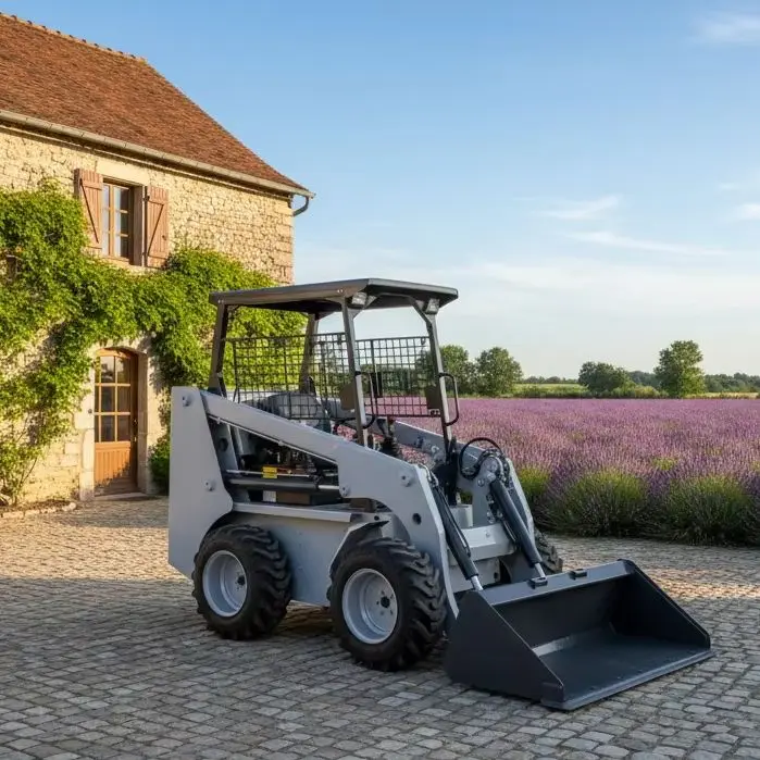 

Custom Compact Wheel Skid Steer Loader for Narrow Space Working CE Euro 5 Diesel Equipment
