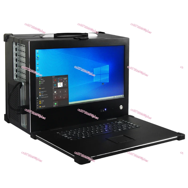 Portable Integrated Computer Case 17.3 Inch High Definition Screen Touch Keyboard ATX Main Board Under The Portable Server