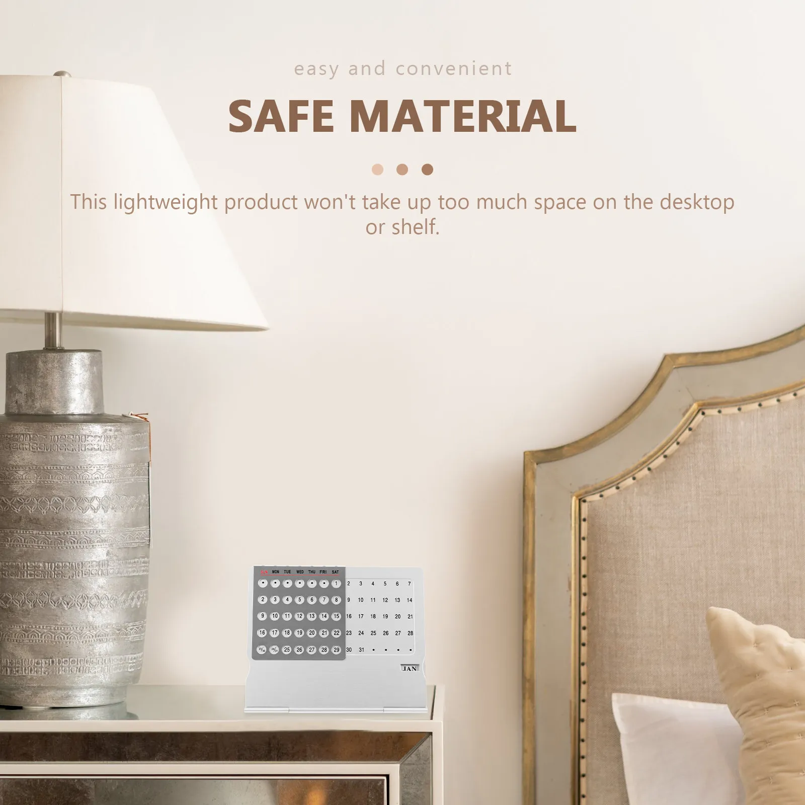 

Креативный ультратонкий металлический вечный настольный календарь: компактный, легкий, с отображением месяца и даты, для стола учителя, офиса, рабочего места