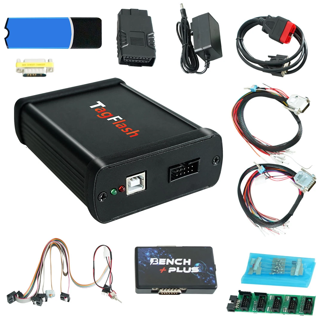 TagFlash Tag Flash ECU Programmer BENCH / OBD / BOOT / BDM / JTAG mode Full reading (MICROEEROM)