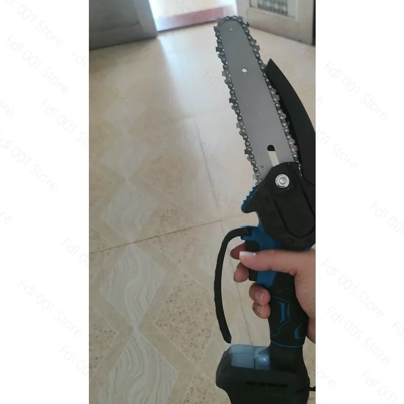 Portable Handheld Cordless Chainsaw with Lithium Battery for Camping Wood Cutting