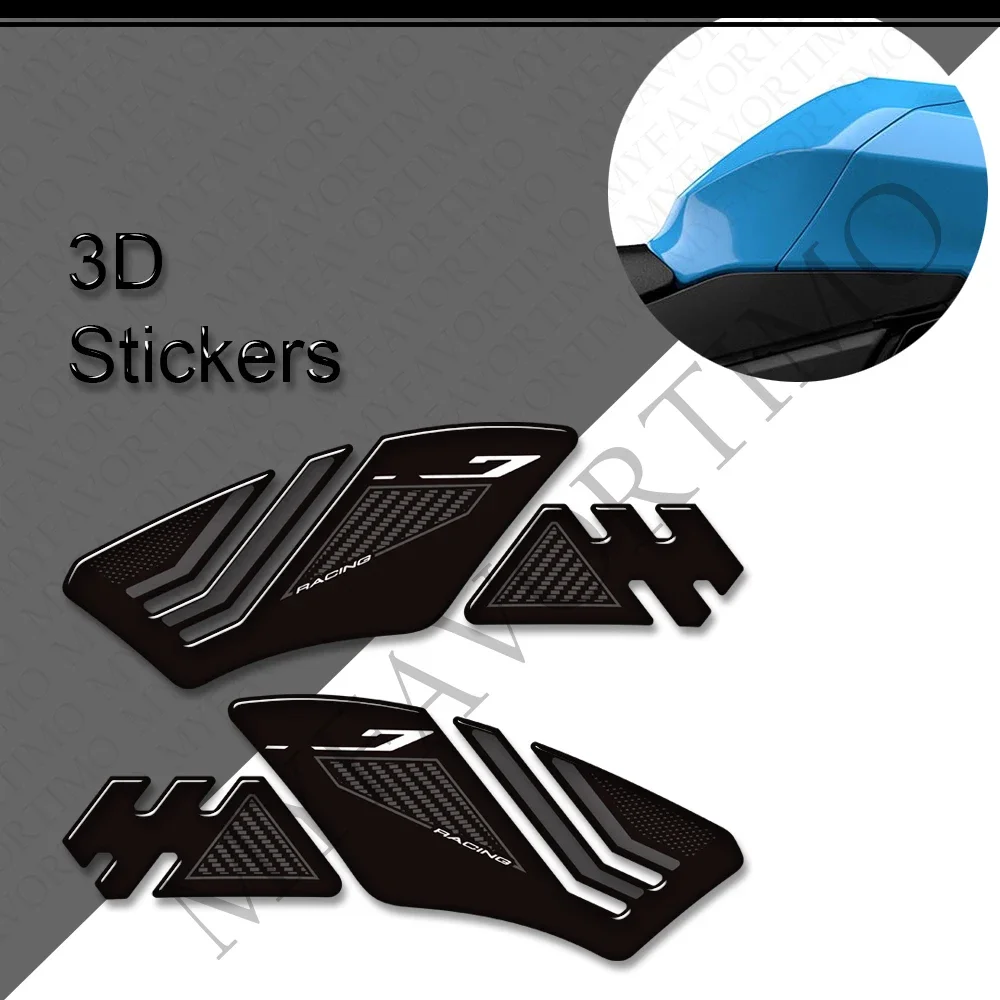 For YZF-R7 YZFR7 YZF R7 Motorcycle Tank Pad TankPad Cap Grips Gas Fuel Kit Knee Stickers Decals Protector Fairing Fender 2026