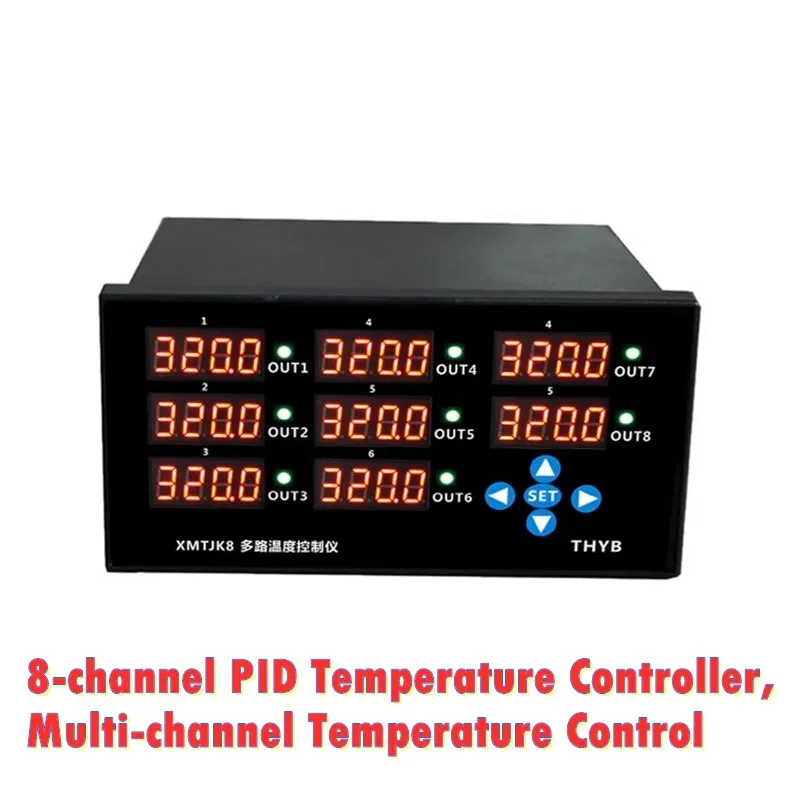 K type input 8-channel PID Temperature Controller, Multi-channel Temperature Control