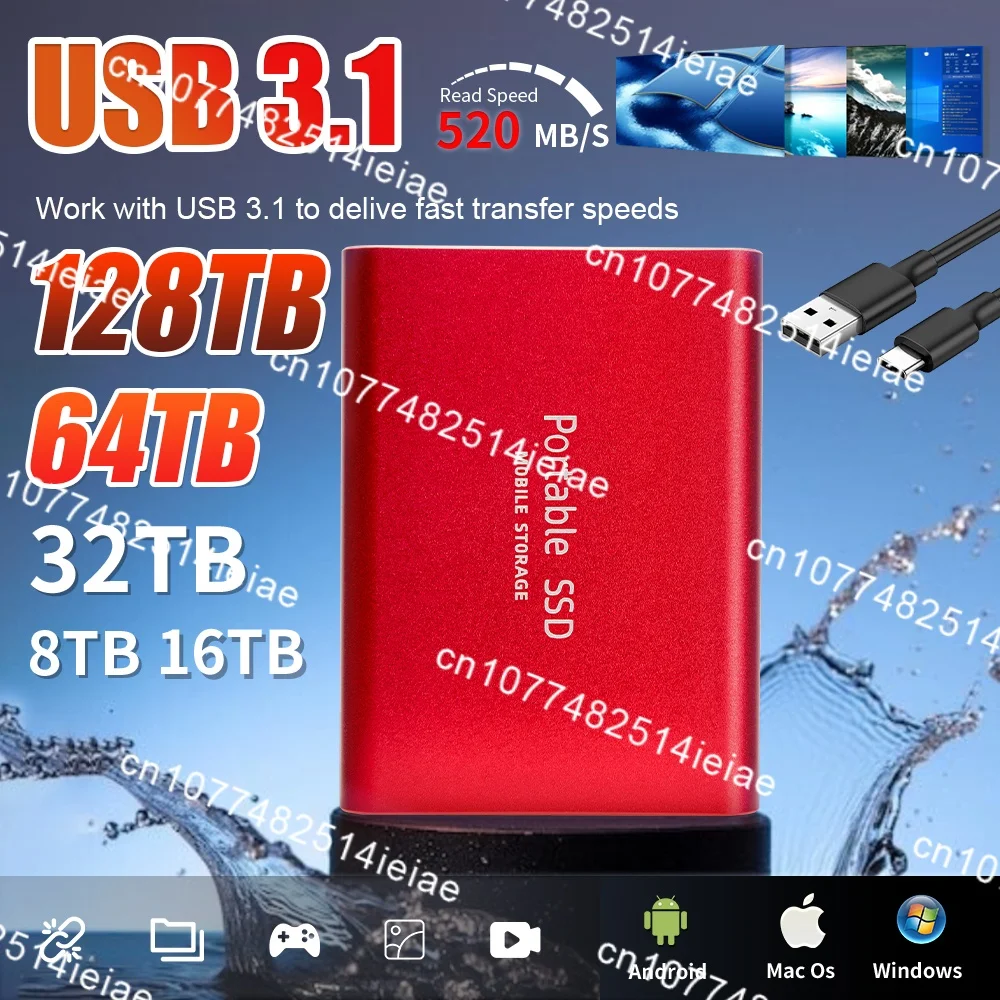 High speed external solid state drive 4TB portable external hard drive ssd 4TB external hard drive ssd hard drive for laptop mac