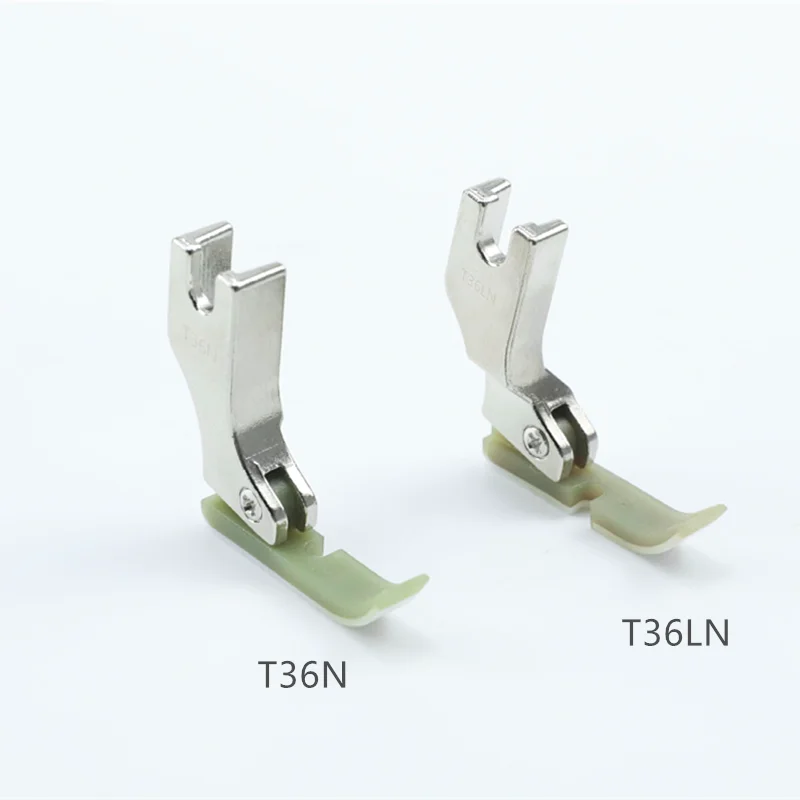 1PC T36N T36LN Narrow Zipper Presser Foot Left And Right Single Side Of Flat Car Industrial Machine Plastic Sewing Accessories