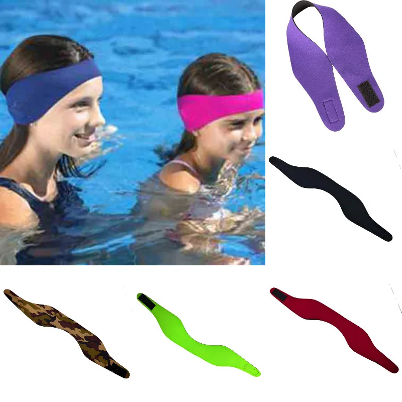 2 Pcs Children and Adults Bathing Swimming Ear Protection Sports Headbands Water Play Equipment Swimming Accessories