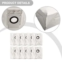 4/10pcs Robot Vacuum Cleaner Dust Bags For EZVIZ RE4 + RE4 Plus RC3 Plus RE5 Plus Robotic Vacuum Cleaner Accessories ﻿
