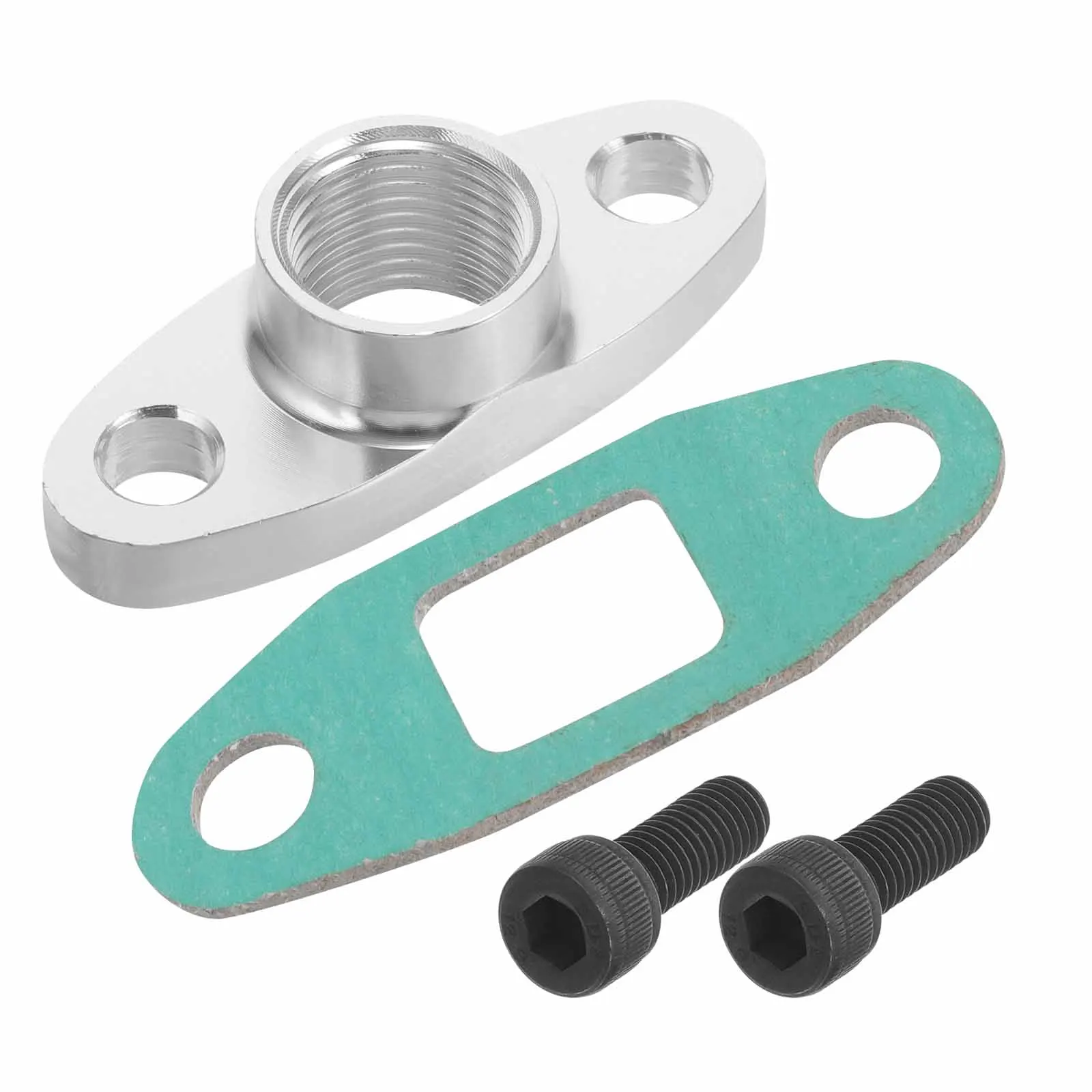 

Turbine Oil Drain Flange Gasket Kit Engine Plug Adapter Accessories Aluminum Alloy