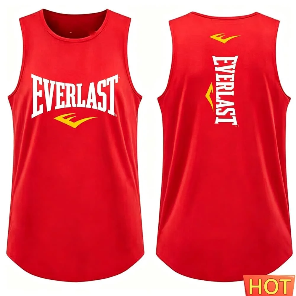 Sommer Gym Herren T-Shirts und Tanktops Atmungsaktive Neue Box-Tanktops für Männer Sportbekleidung Schnelltrocknende Box-Trainings-T-Shirts – Detail 6