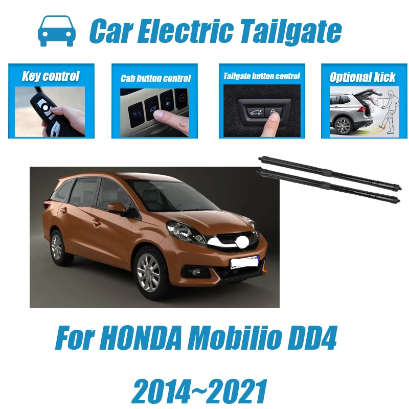 

Car Power Trunk Lift Electric Hatch Tailgate Strut Auto Rear Door Actuator For HONDA Mobilio DD4 2014~2021 Silently