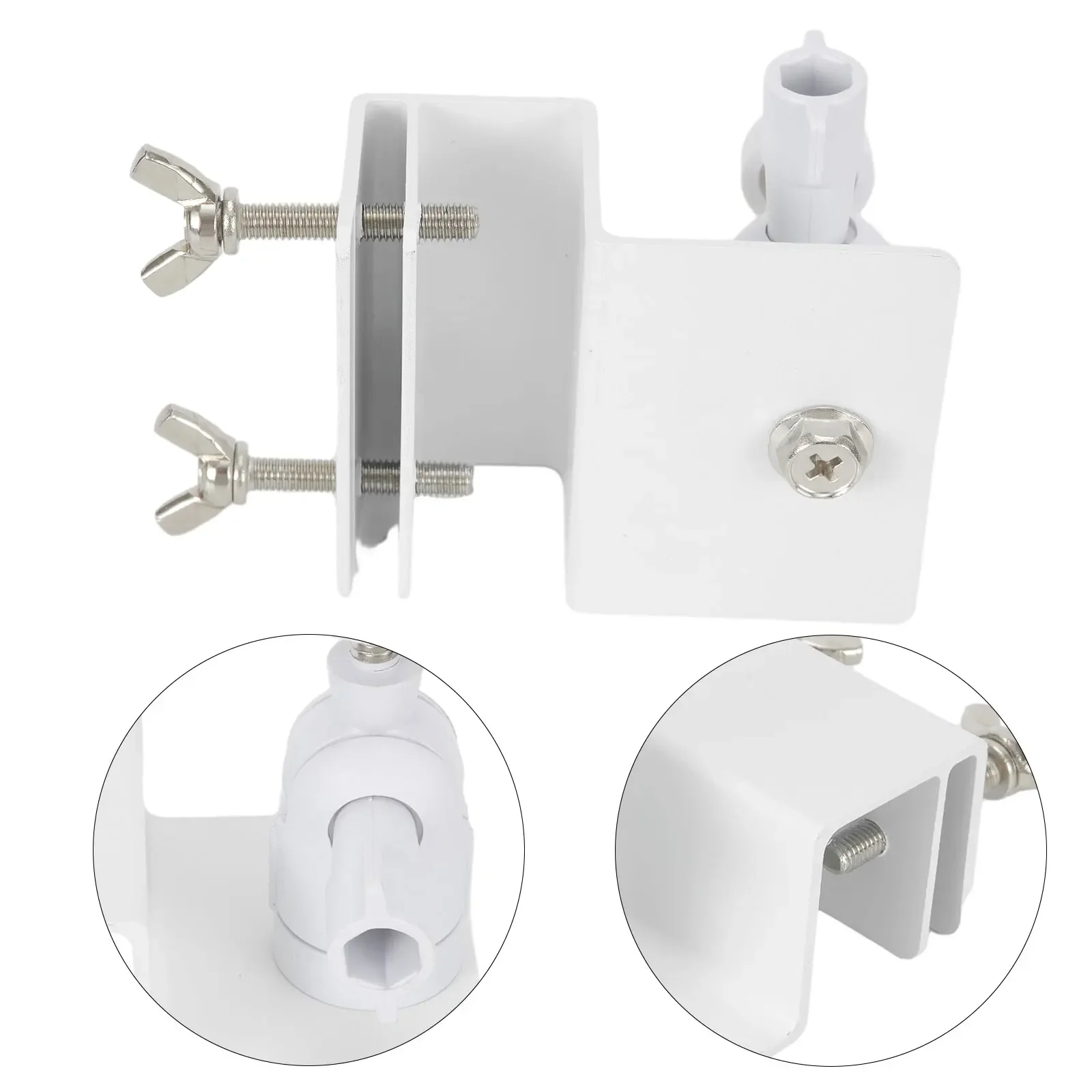 1pc Security Cameras Roof Gutter Special Bracket Solar Panel Bracket Weatherproof Gutter MountBracket With Screw Adapter