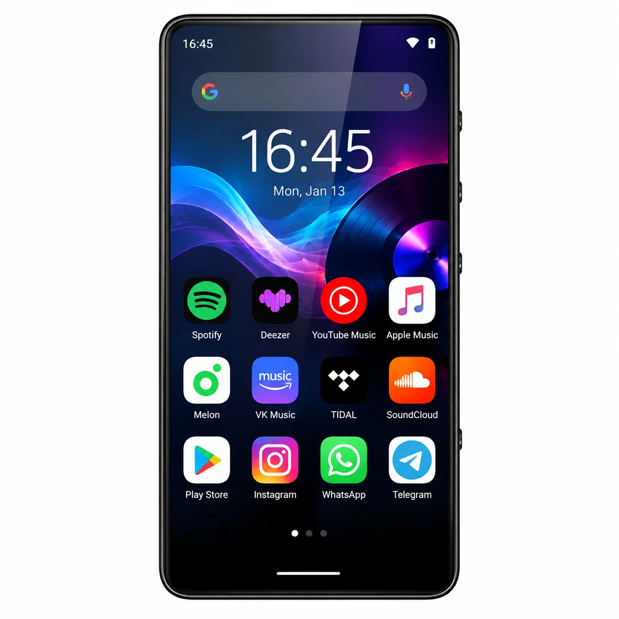 Audio Music Spotify - Reproductor de música Android 13, pantalla