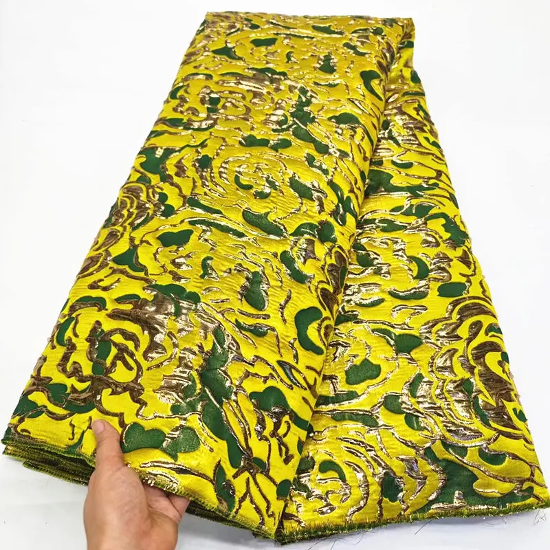 

NHDB15 On sale African brocade lace fabric,good quality jacquard fabric,new arrival African lace fabric for party/wedding dress