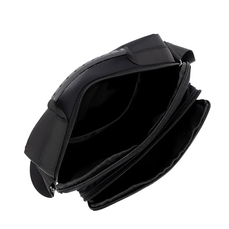 Wasserdichte Herren-Umhängetasche mit großem Fassungsvermögen – Robuste Nylon-Umhängetasche mit mehreren Taschen für Reisen und Arbeit – Detail 20