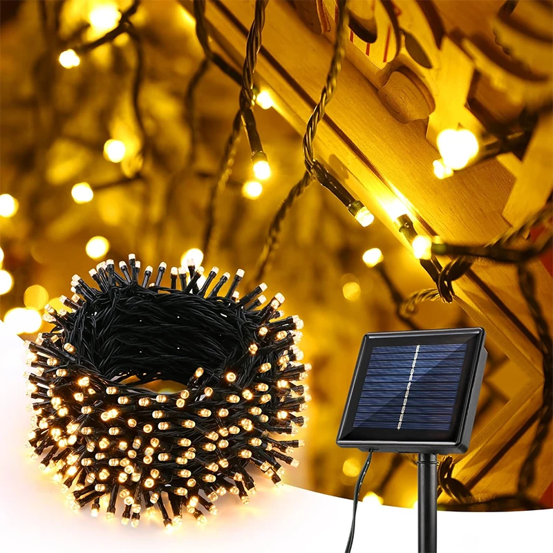 

Solar String Light for Outside Christmas Lights Outdoor Waterproof for Yard, Fence,Balcony, Party, Decorations