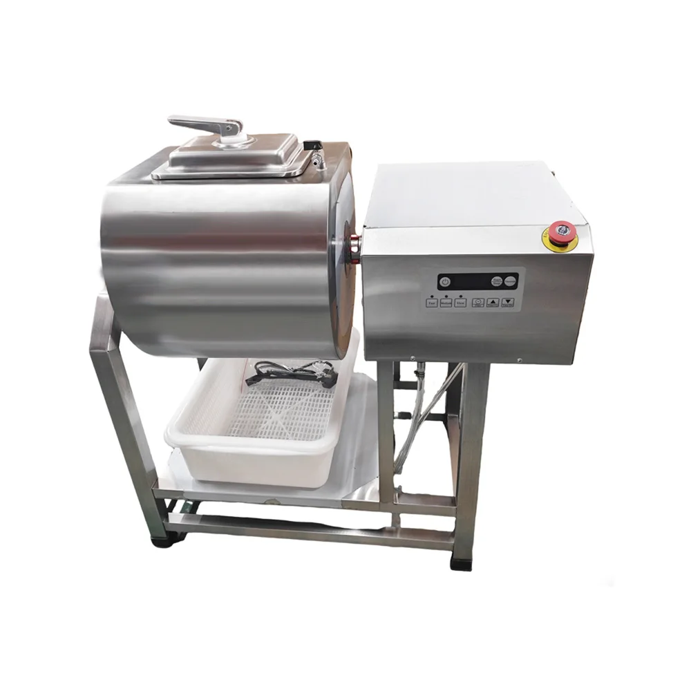 Vacuum Tumbler Marinator 40L Meat Tumbler Marinator Vacuum Pump Curing Rolling Marinating Machine