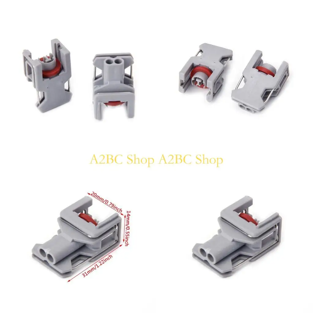 A2BC 5 Sets 2 Pin Waterproof Connector For Delphi 10811963 for Diesel Injector F
