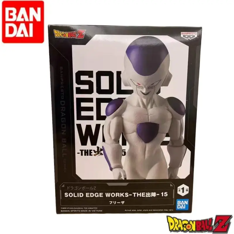 In Stock Original Bandai Banpresto Dragon Ball Frieza Majin Buu Model Toys Action Figure Garage Statue Collectible Ornaments