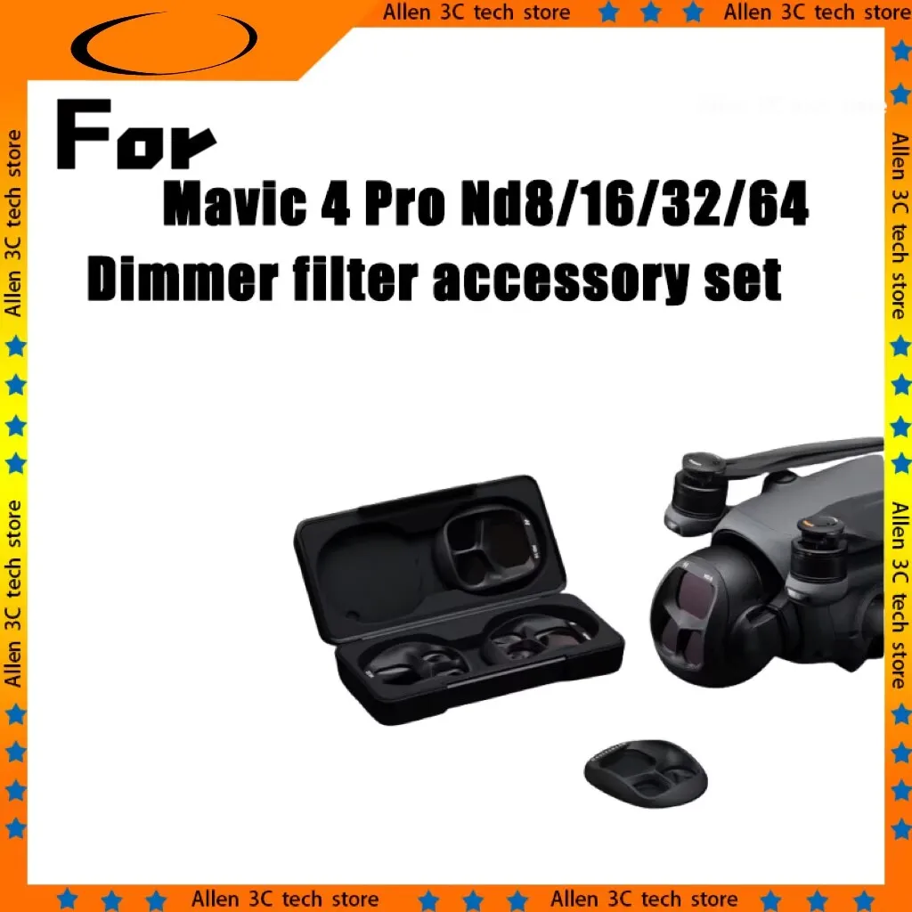 For DJI Nd Filters Set For Dji Mavic 4 Pro Nd8/16/32/64 Neutral Density Optical Lens Drone Camera Accessories Dimming Mirror