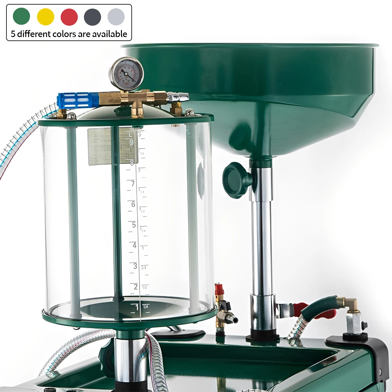 Waste Oil Changer Drainer Portable Pneumatic Extractor Air Operated Collect Oil Machine Tool Cart With 61 Tools