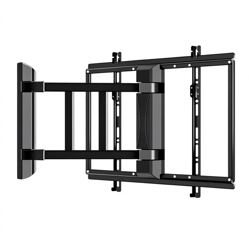 Motorized TV Wall Mount Remote Control Swivel Telescopic Bracket for 32-70 Inch TV, Dual Motor Full Motion TV Holder