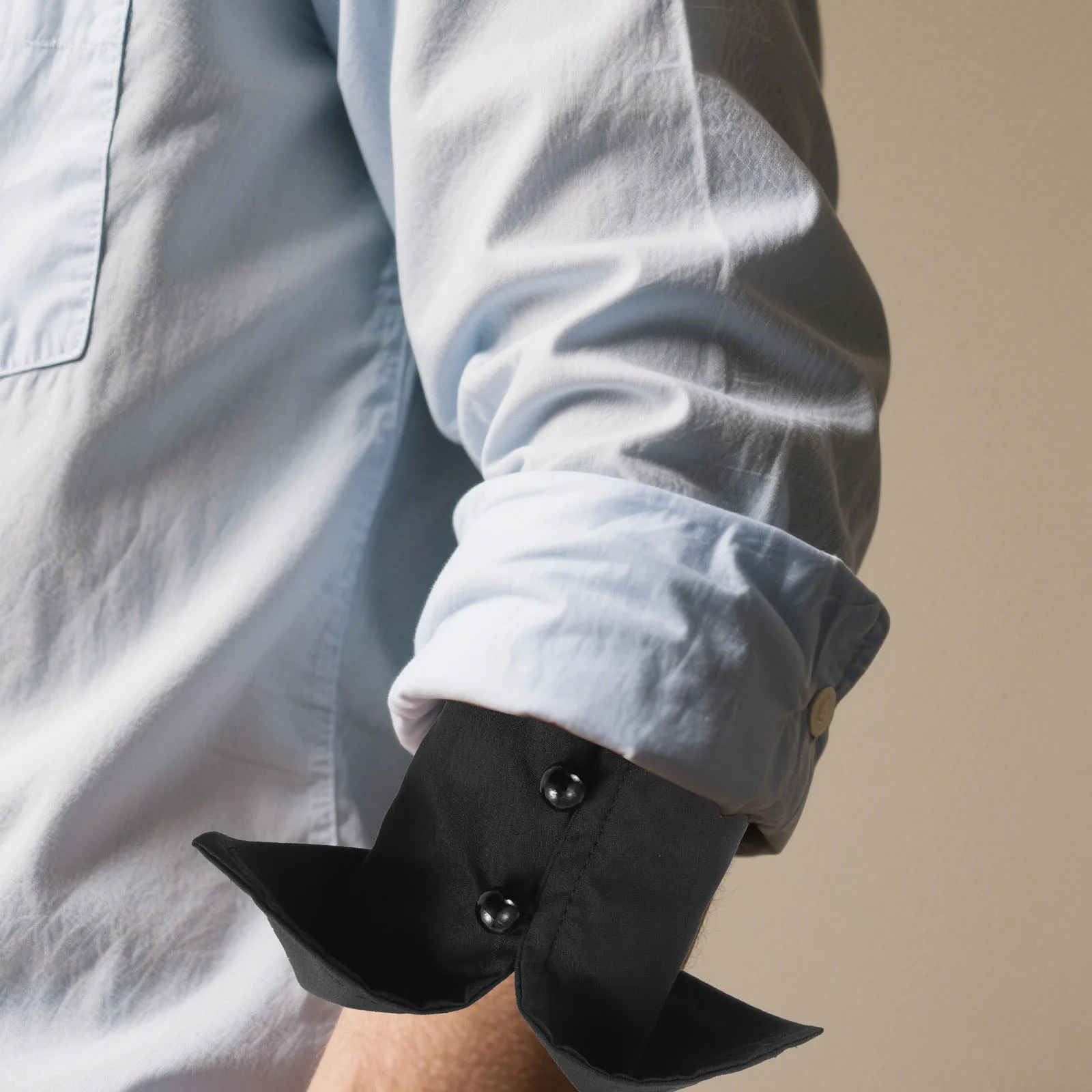 1 أكمام كاذبة قابلة للفصل للنساء أصفاد قميص أنيقة ومريحة للذراع قابلة للإزالة