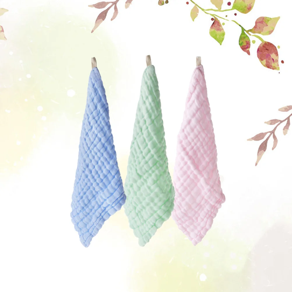 

3 шт., милый детский нагрудник, набор полотенец, быстросохнущее мытье лица, маленькое полотенце для мальчиков и девочек, водопоглощающий платок, идеальный подарок для нового