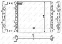 

50140 engine water radiator (air conditioning/automatic transmission) for